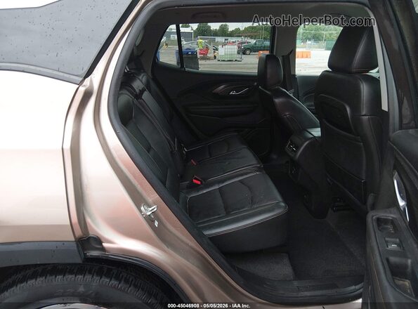 3GKALPEV1JL157022 2018 GMC TERRAIN Gold VIN sticker view