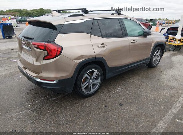 3GKALPEV1JL157022 2018 GMC TERRAIN Gold Rear right