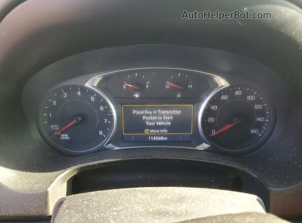 3GKALPEV1ML350470 2021 GMC TERRAIN White Вид щитка приладів