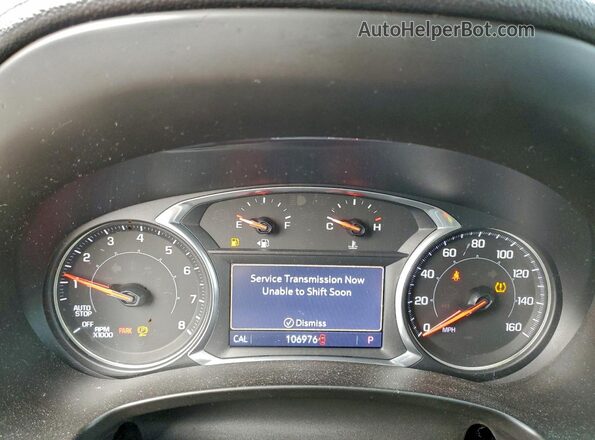 3GKALPEV2LL239859 2020 GMC TERRAIN Черный Вид щитка приборов
