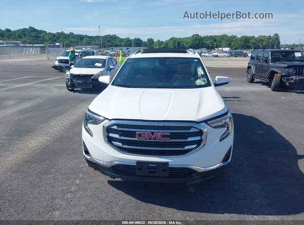 3GKALPEV2ML346492 2021 GMC TERRAIN White Instrument cluster view