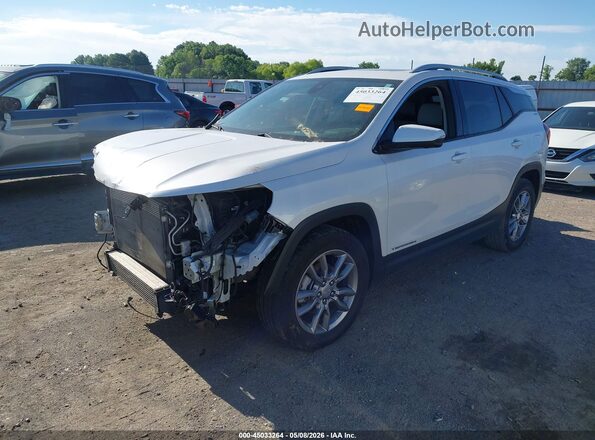 3GKALPEV3NL229943 2022 GMC TERRAIN White Vista tres cuartos delantera izquierda