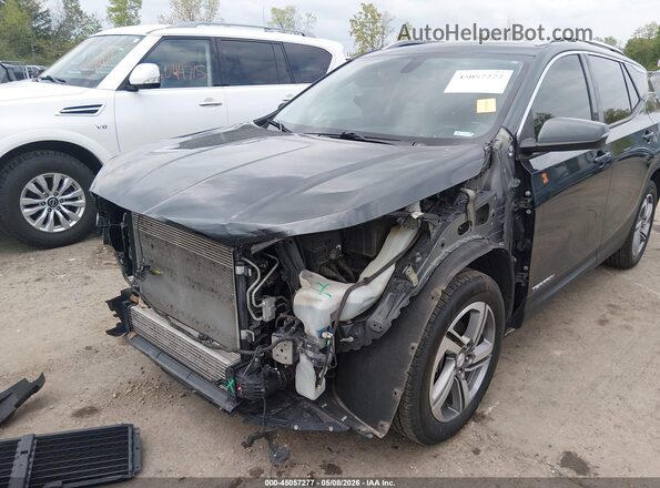 3GKALPEV4JL249774 2018 GMC TERRAIN Gray Widok z przodu