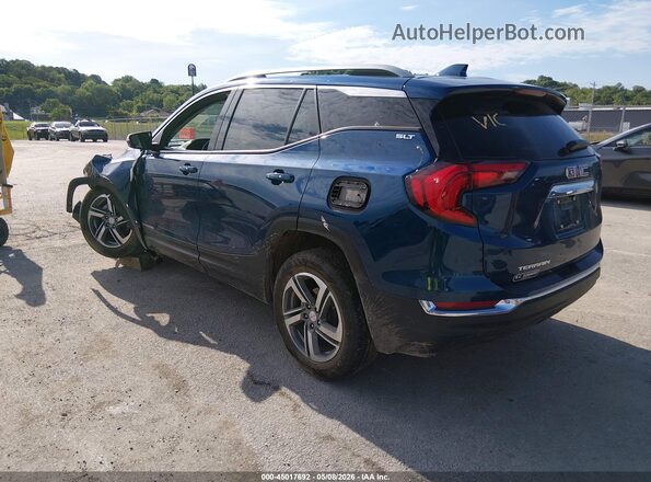 3GKALPEV4ML382426 2021 GMC TERRAIN Blue Trasero izquierdo