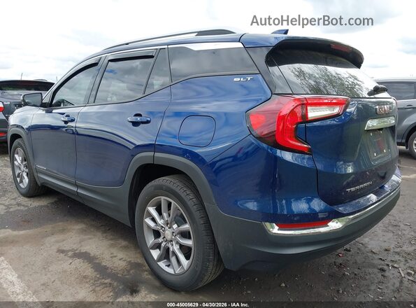 3GKALPEV4NL167100 2022 GMC TERRAIN Blue Задня ліва чверть