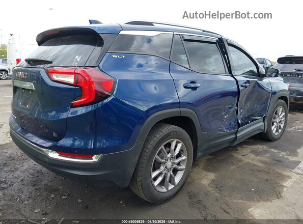 3GKALPEV4NL167100 2022 GMC TERRAIN Blue Задня права чверть