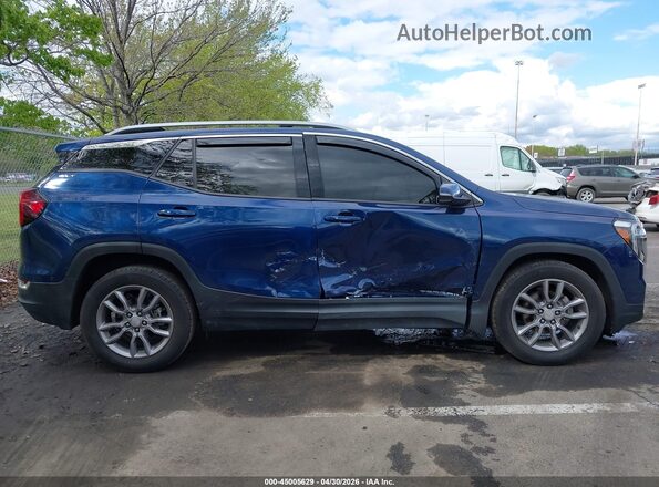 3GKALPEV4NL167100 2022 GMC TERRAIN Blue Вид задньої частини салону