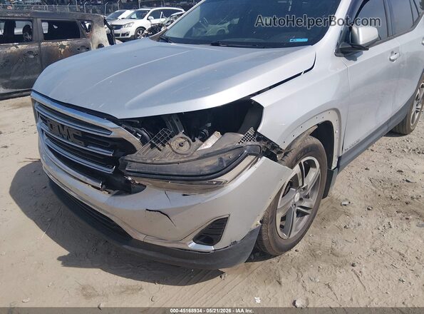 3GKALPEV6JL368412 2018 GMC TERRAIN Silver წინა ხედი