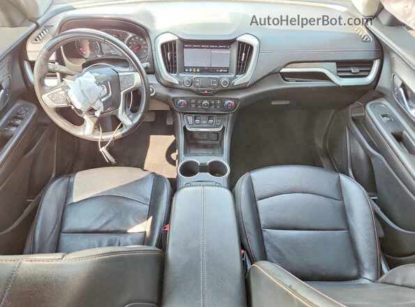 3GKALPEV7KL183593 2019 GMC TERRAIN Silver Dashboard view
