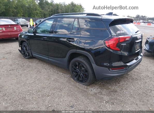 3GKALPEV7ML358489 2021 GMC TERRAIN Black Trasero izquierdo