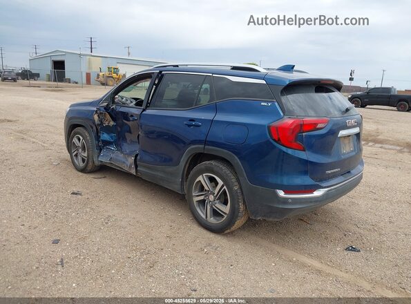 3GKALPEV8KL302087 2019 GMC TERRAIN Blue უკანა მარცხენა