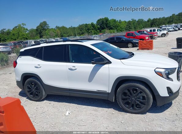 3GKALPEV9ML326398 2021 GMC TERRAIN White Widok wnętrza z tyłu