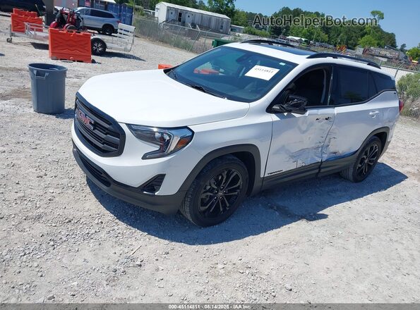 3GKALPEV9ML326398 2021 GMC TERRAIN White Przód lewy