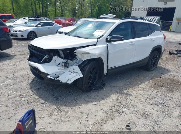 3GKALPEV9ML349499 2021 GMC TERRAIN White Передня ліва чверть