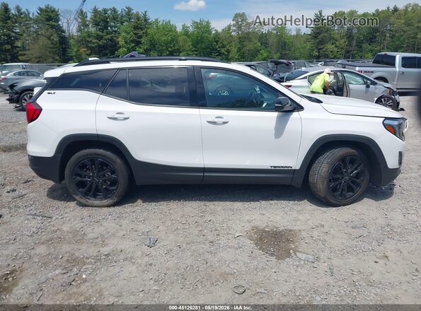 3GKALPEV9ML349499 2021 GMC TERRAIN White Вид задньої частини салону