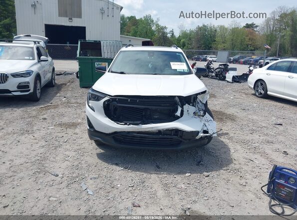 3GKALPEV9ML349499 2021 GMC TERRAIN White Вид щитка приладів