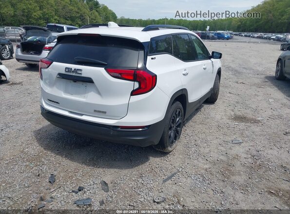 3GKALPEV9ML349499 2021 GMC TERRAIN White Задня права чверть