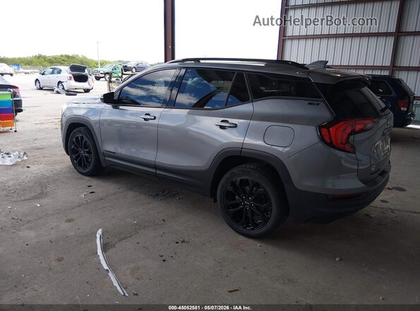 3GKALPEVXLL331138 2020 GMC TERRAIN Gray Trasero izquierdo