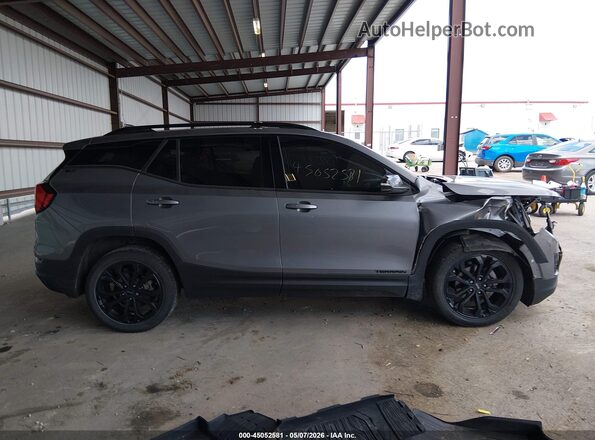 3GKALPEVXLL331138 2020 GMC TERRAIN Gray Vista interior trasera