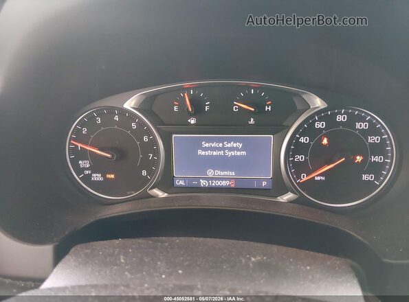 3GKALPEVXLL331138 2020 GMC TERRAIN Gray Vista de los asientos traseros