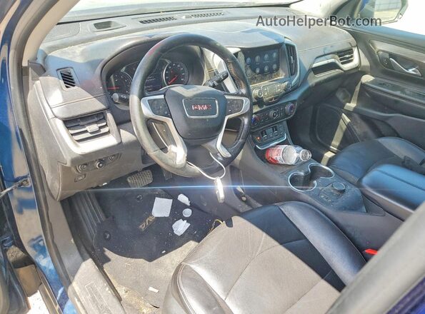 3GKALPEVXML331898 2021 GMC TERRAIN Blue Dashboard view