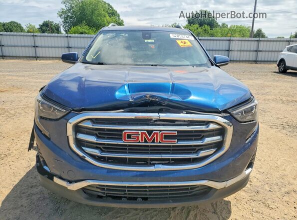 3GKALPEVXML331898 2021 GMC TERRAIN Blue Front view