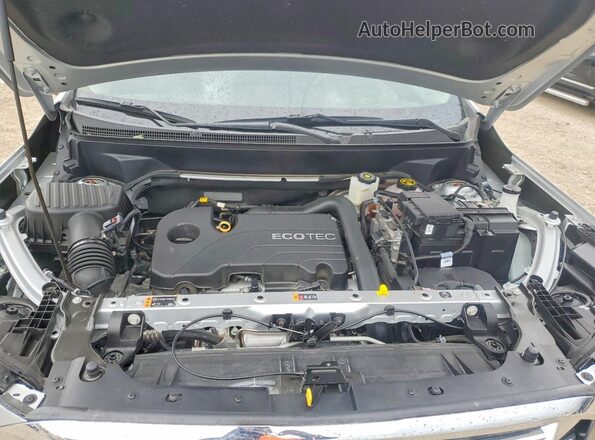 3GKALPEVXML382625 2021 GMC TERRAIN Silver Widok komory silnika