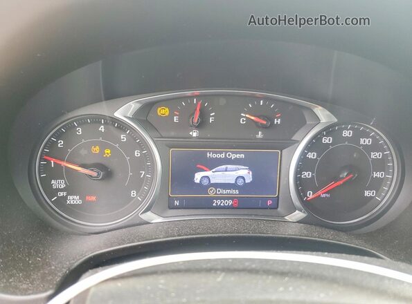 3GKALPEVXML382625 2021 GMC TERRAIN Silver Widok zestawu wskaźników