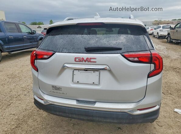 3GKALPEVXML382625 2021 GMC TERRAIN Silver Widok z tyłu