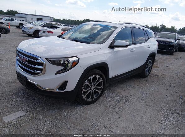 3GKALPEVXML398548 2021 GMC TERRAIN White წინა მარცხენა ხედი სამი მეოთხედიდან