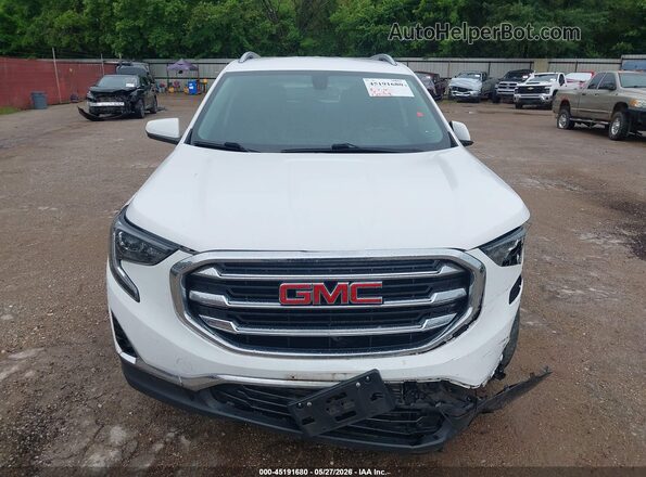 3GKALPEX0KL285125 2019 GMC TERRAIN Белый Вид щитка приборов