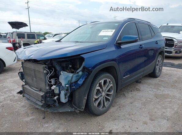 3GKALPEX0LL123917 2020 GMC TERRAIN Blue Przód lewy