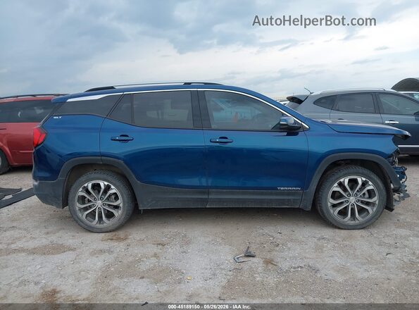 3GKALPEX0LL123917 2020 GMC TERRAIN Blue Widok wnętrza 360 stopni