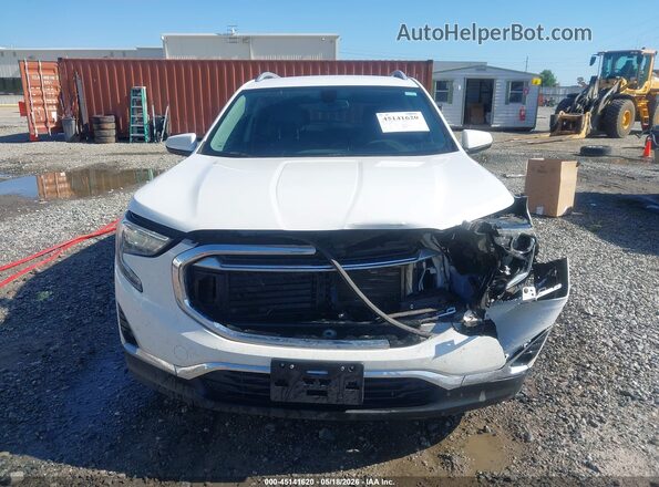 3GKALPEX3KL300975 2019 GMC TERRAIN White Вид щитка приладів