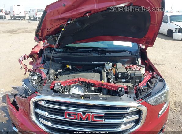 3GKALPEX6JL140024 2018 GMC TERRAIN Красный Вид сзади