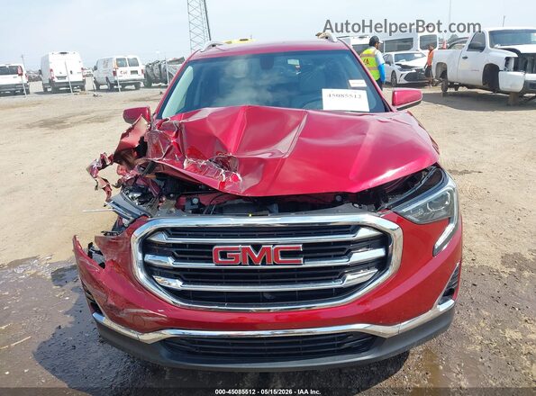 3GKALPEX6JL140024 2018 GMC TERRAIN Красный Вид задней части салона
