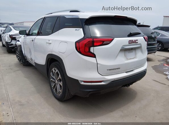 3GKALPEX8JL332805 2018 GMC TERRAIN White Trasero izquierdo