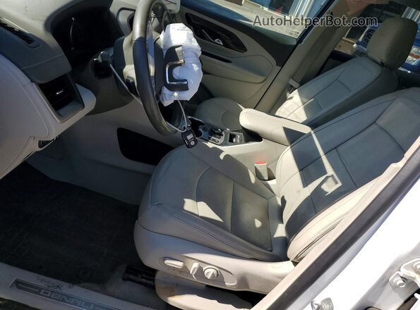 3GKALSEX0LL137061 2020 GMC TERRAIN White Вид салону спереду
