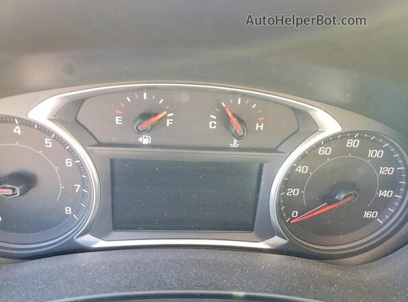 3GKALSEX0LL137061 2020 GMC TERRAIN White Вид щитка приладів