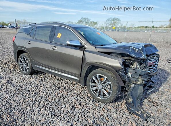 3GKALSEX5KL252057 2019 GMC TERRAIN Brown Առջևի աջ