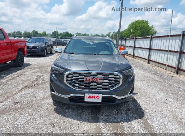 3GKALSEX6JL320798 2018 GMC TERRAIN Gray Вид щитка приладів
