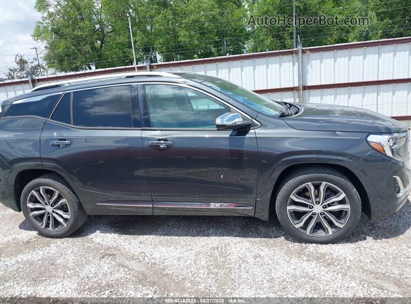 3GKALSEX6JL320798 2018 GMC TERRAIN Gray Вид задньої частини салону