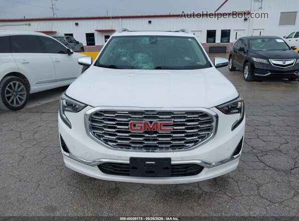 3GKALSEX7JL414009 2018 GMC TERRAIN White Instrument cluster view