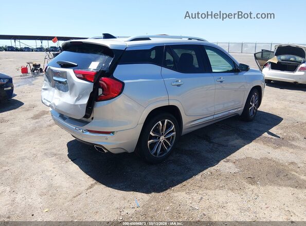 3GKALSEX7KL196302 2019 GMC TERRAIN Silver Trasero derecho