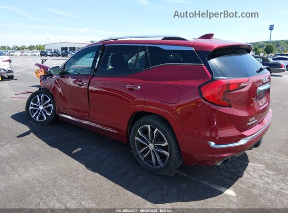 3GKALSEX8JL175229 2018 GMC TERRAIN Red Задня ліва чверть