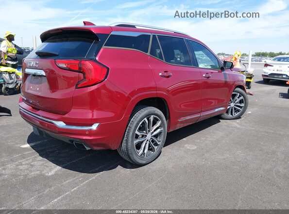 3GKALSEX8JL175229 2018 GMC TERRAIN Red Задня права чверть