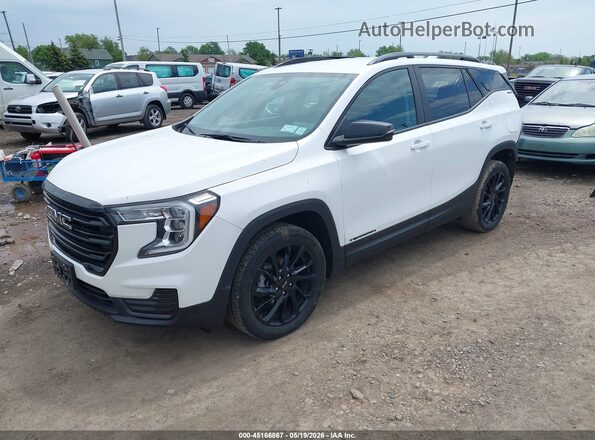 3GKALTEG1RL299117 2024 GMC TERRAIN White წინა მარცხენა ხედი სამი მეოთხედიდან