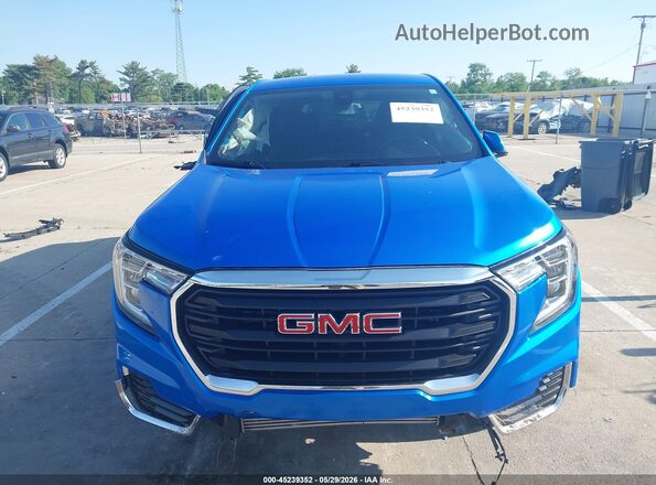 3GKALTEG2RL305166 2024 GMC TERRAIN Blue Instrument cluster view