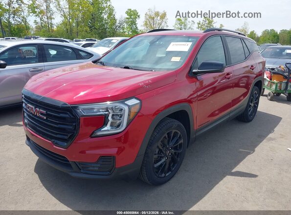 3GKALTEG4PL160287 2023 GMC TERRAIN Red Առջևի ձախ երեք քառորդ տեսարան