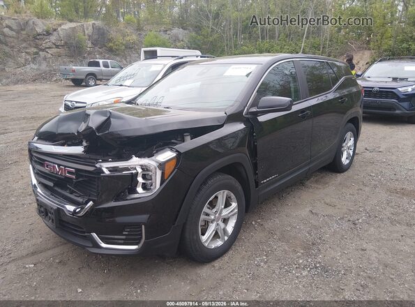 3GKALTEG6RL103284 2024 GMC TERRAIN Black Առջևի ձախ երեք քառորդ տեսարան